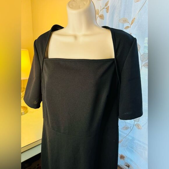 Shein Black Dress NWT size XL, tule around the bottom - Picture 2 of 11